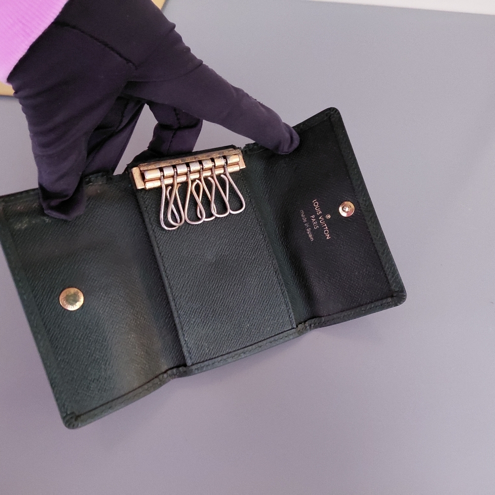 Louis Vuitton Olive Green Key Holder Wallet - Picture 4 of 9